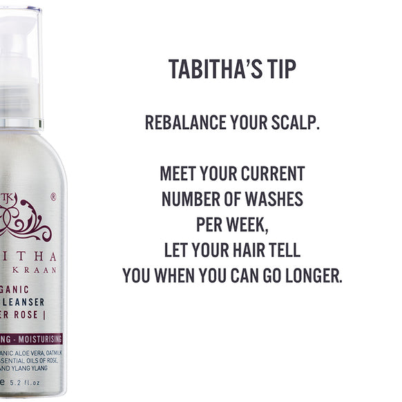 Tabitha James Kraan Organic Amber Rose Hair Cleanser 165ml Tabitha's Tip
