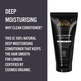 Tabitha James Kraan 100% Natural Organic Certified Soil Association Clean Conditioner Deep Moisturising Hair Mask Amber Rose 200ml