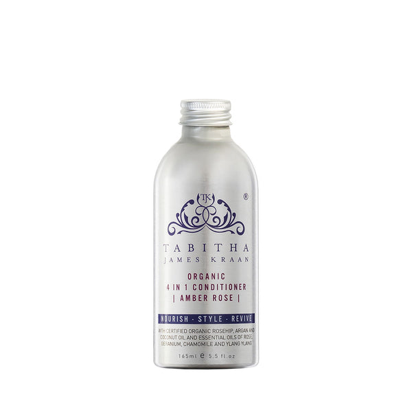 Tabitha James Kraan Organic 4 in 1 Conditioner Amber Rose 165ml With Cap