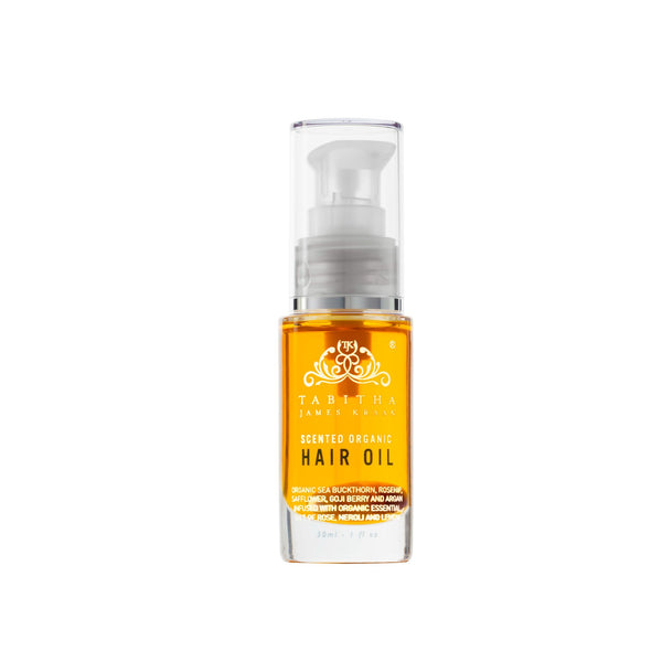 Scented Organic Hair Oil Amber Rose - Pre wash treatment 30ml*